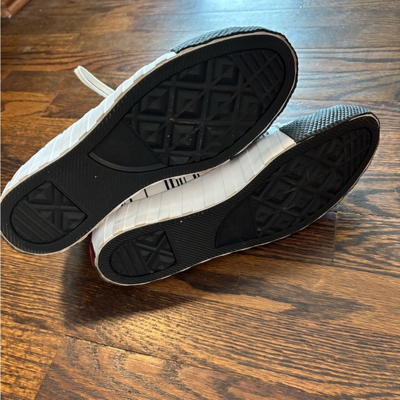 Converse Black and White High-Top Canvas Sneakers - Picture 5 of 5